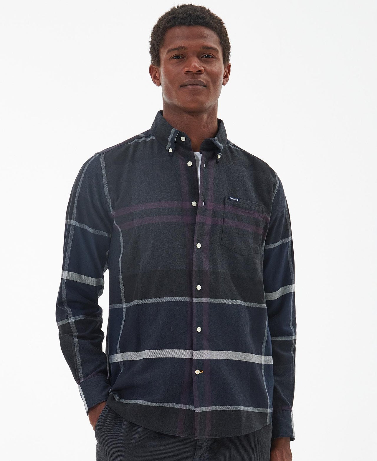 Barbour Dunoon Tailored Shirt - Classic Black Slate