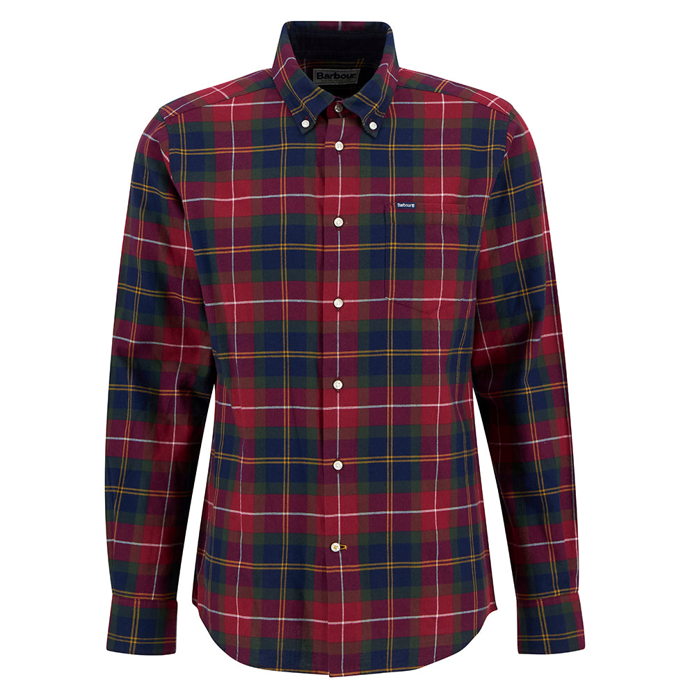Barbour Fortrose Tailored Tartan Shirt - Winterberry Tartan