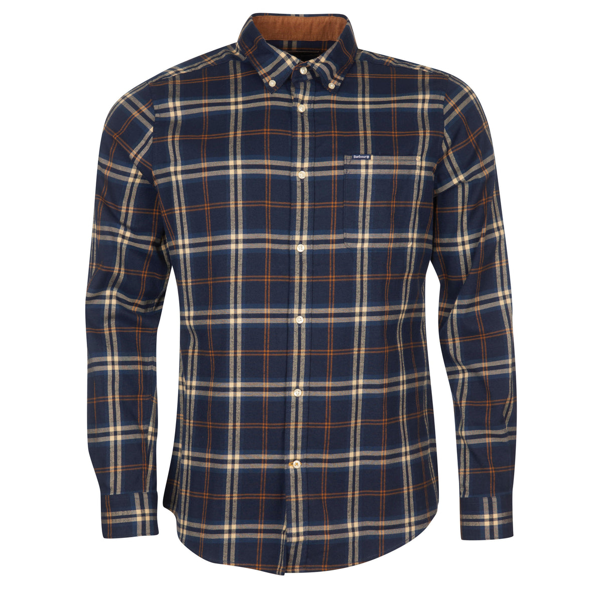 Barbour Crossfell Tailored Checked Shirt - Blue