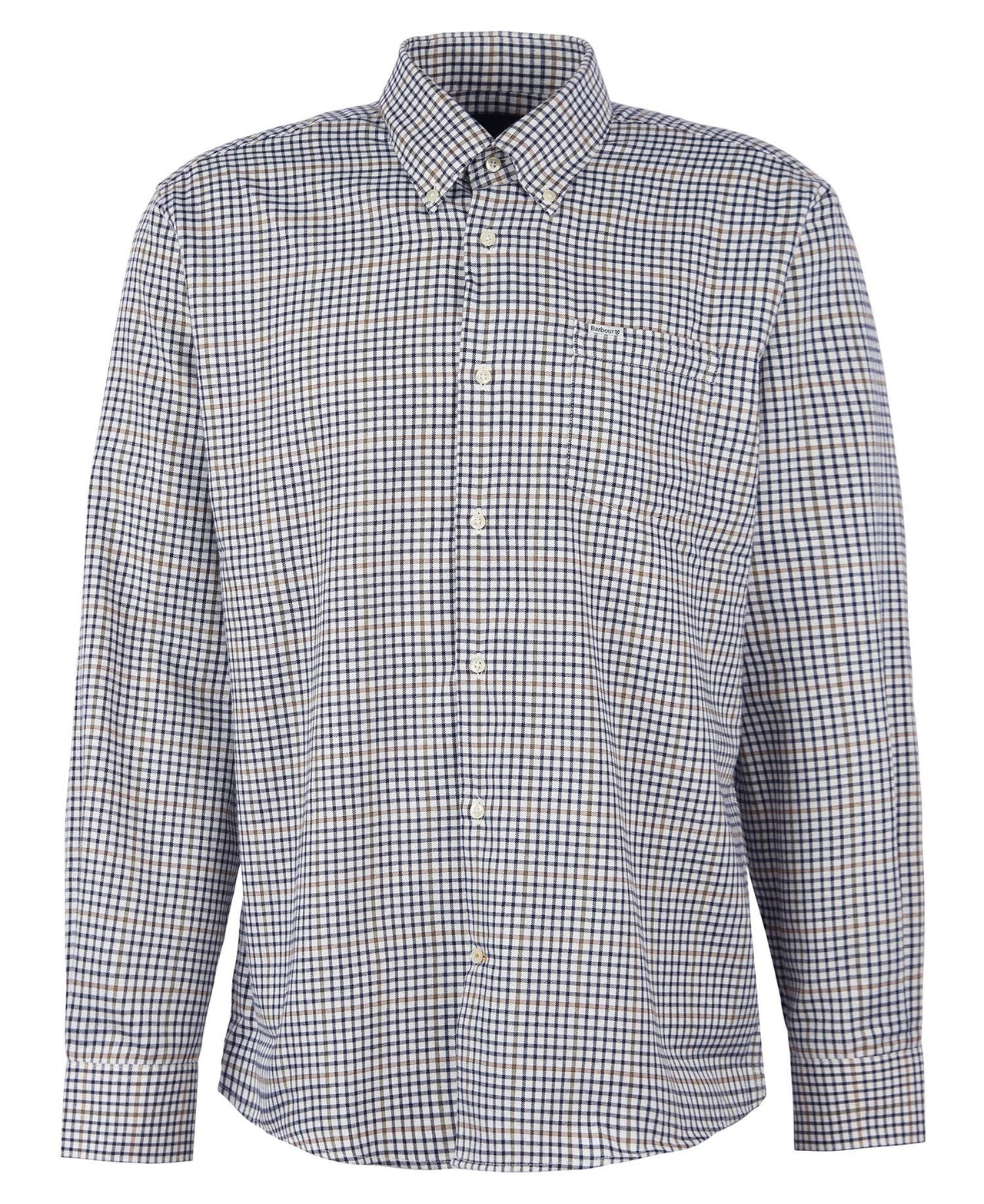 Barbour Henderson Thermo Weave Classic White Shirt