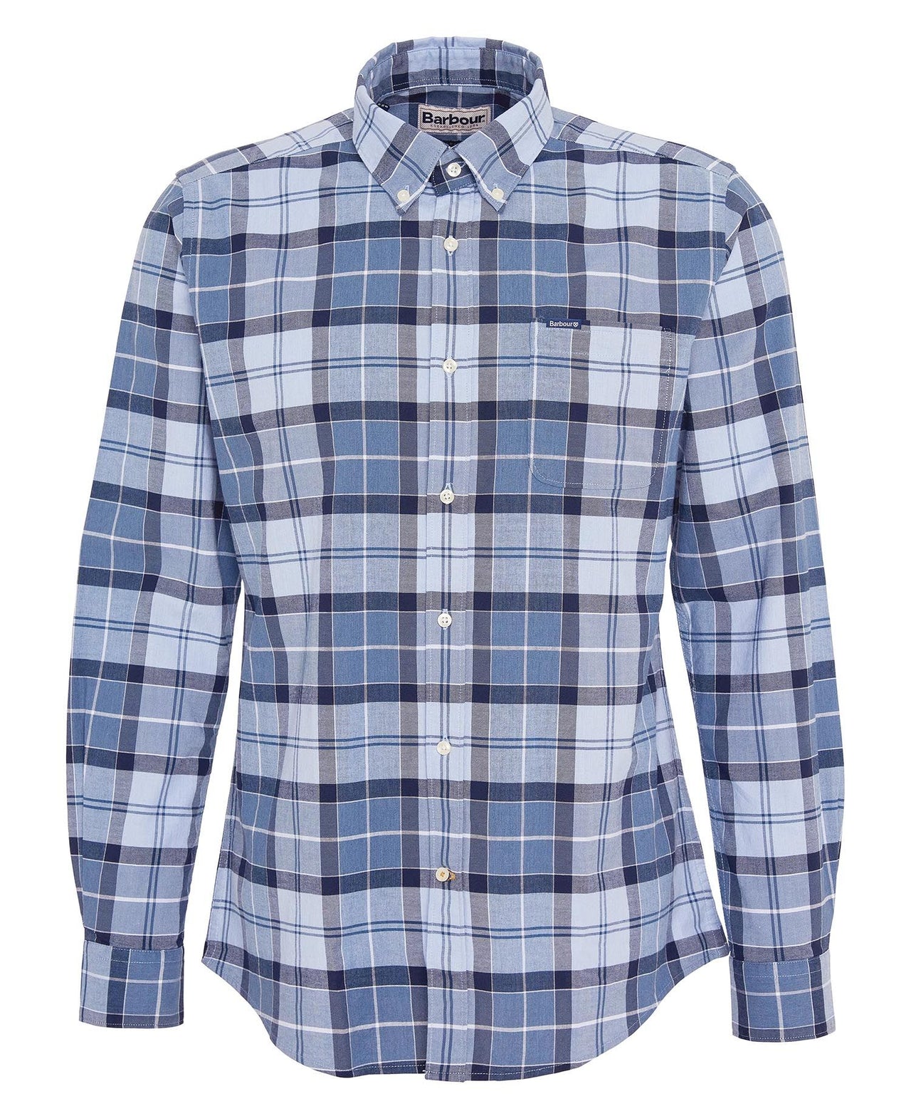 Barbour Lewis Tailored Shirt - Berwick Blue Tartan