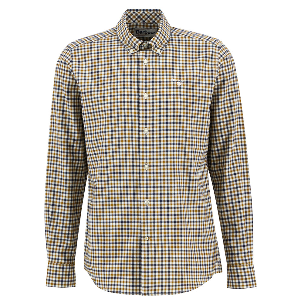 Barbour Finkle Tailored Gingham Shirt - Copper
