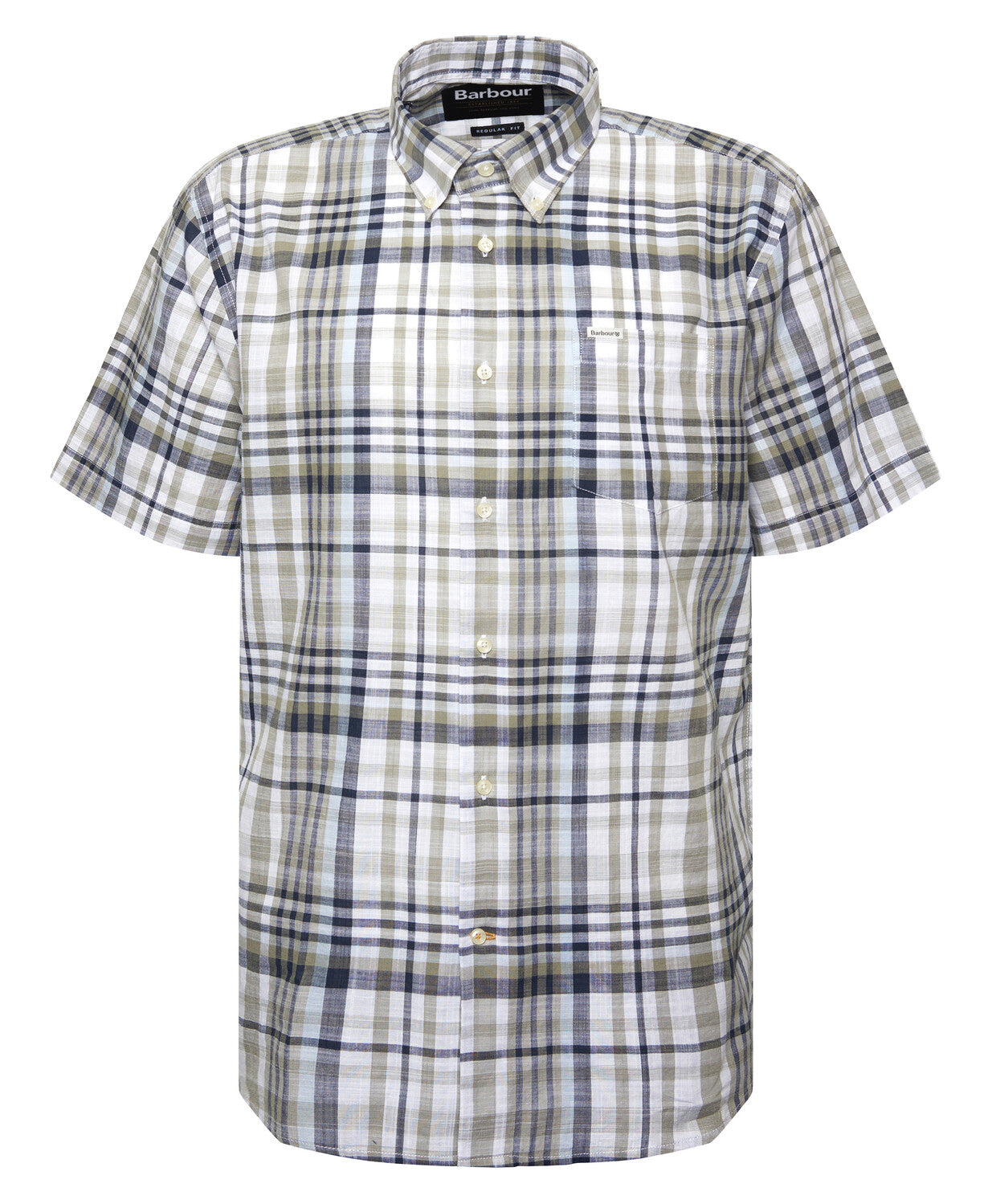Barbour Hartley Regular Short Sleeve Shirt - Olive