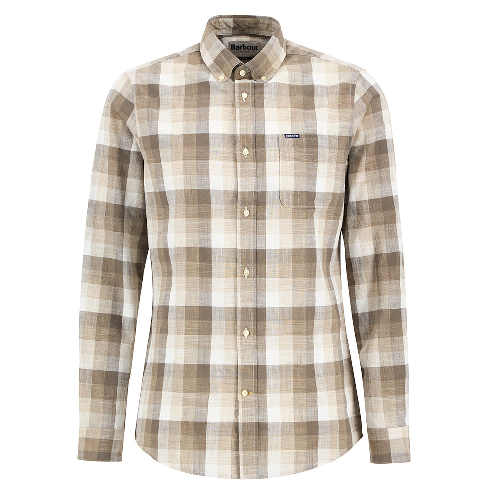 Barbour Hillroad Tailored Shirt - Stone