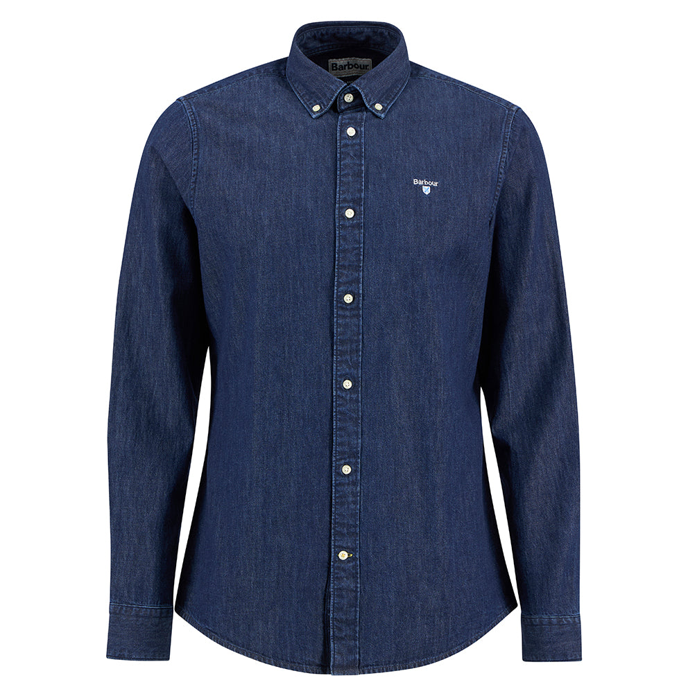 Barbour Denim Crest Tailored Shirt - Indigo