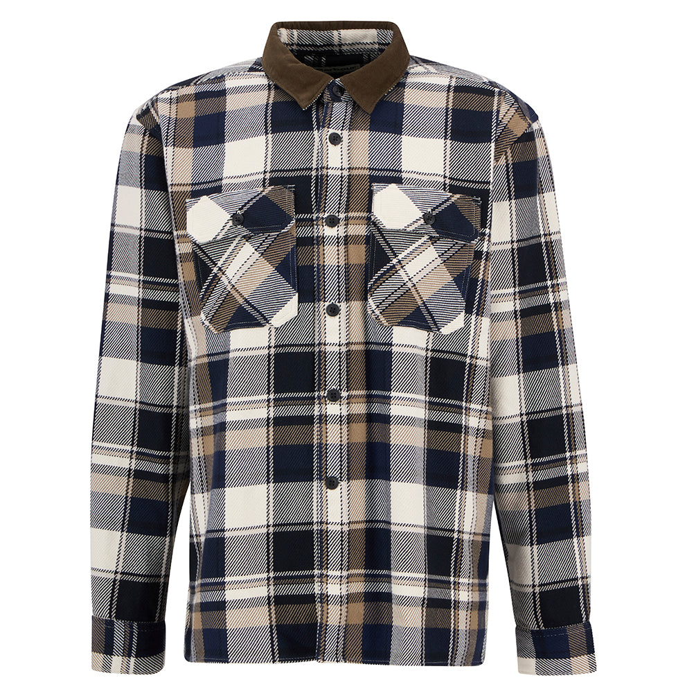Barbour Grasmoor Relaxed Checked Shirt - Navy