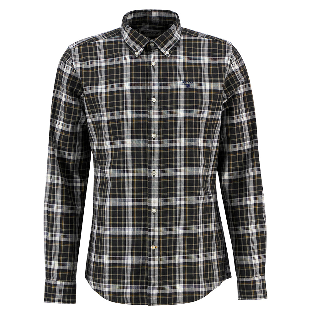Barbour Mosswood Tailored Checked Shirt - Olive