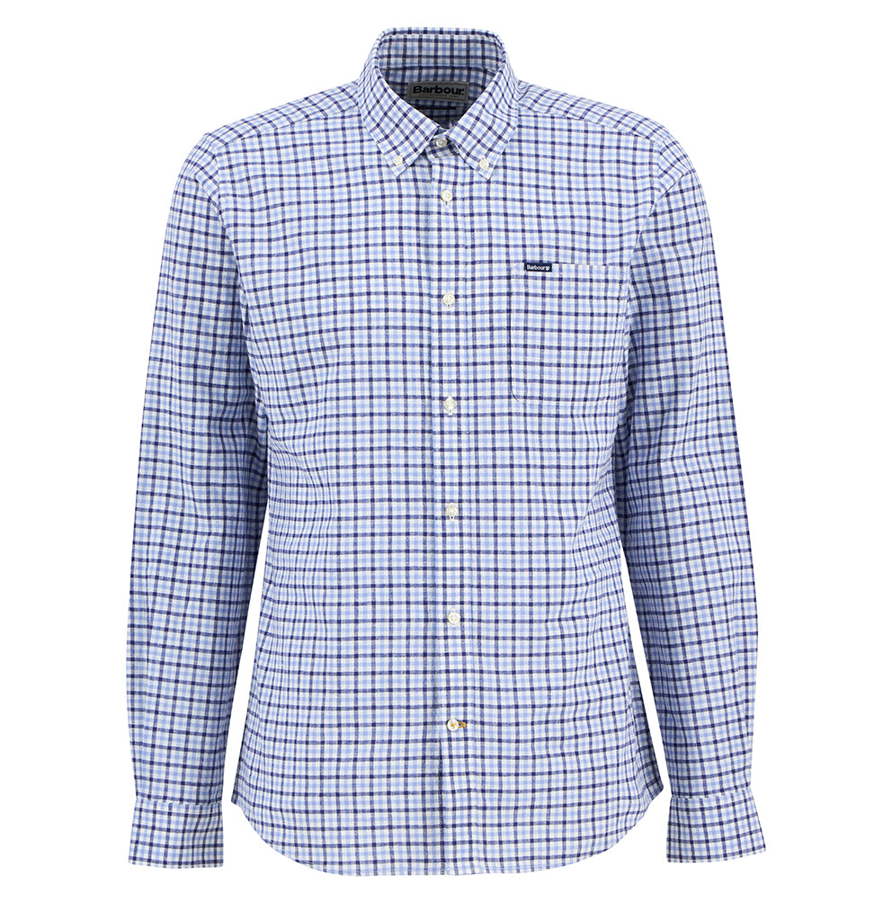 Barbour Nelson Gingham Tailored Shirt - Blue