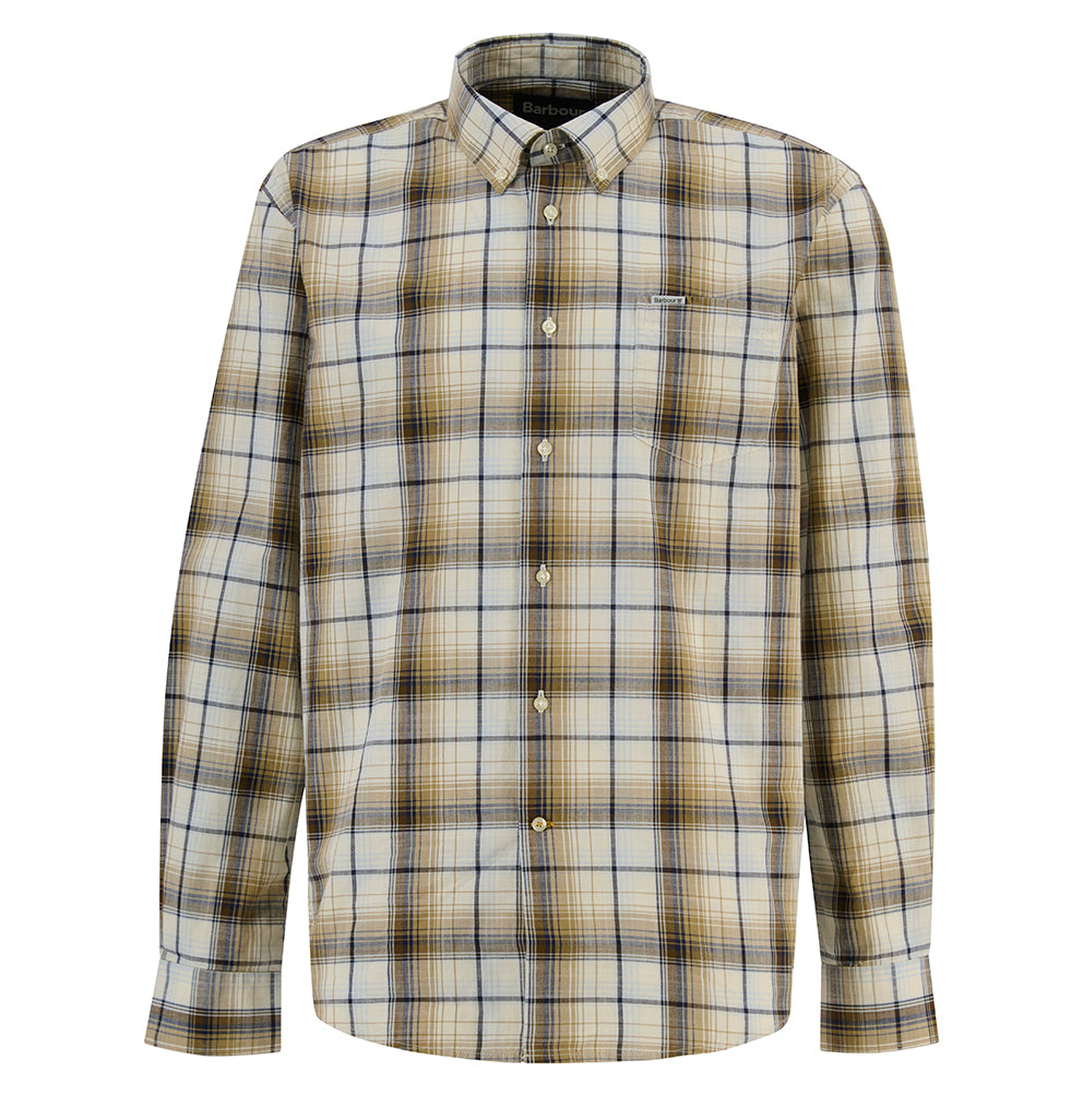 Barbour Witton Checked Regular Shirt - Whisper White