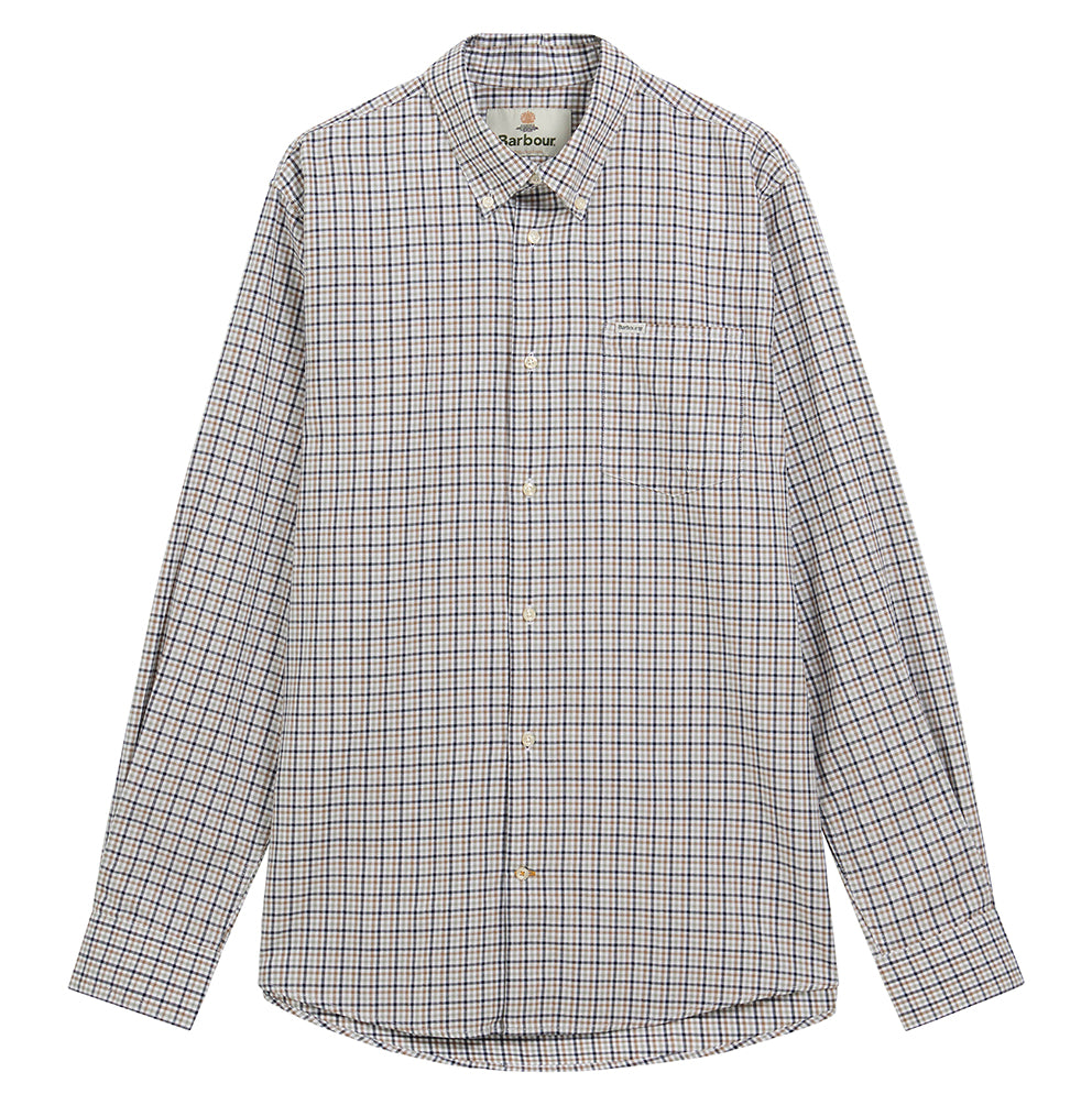 Barbour FARMTOWN Regular Fit Checked Shirt - Navy