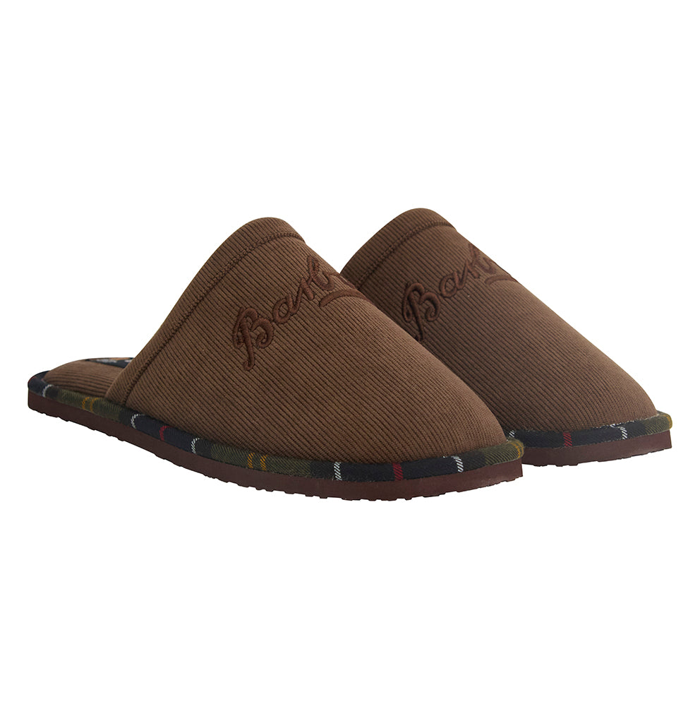 Barbour EVERLEE Slippers - Dark Brown