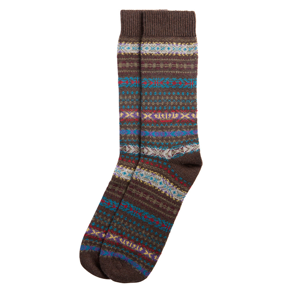 Barbour BOYD Socks - Chocolate Brown