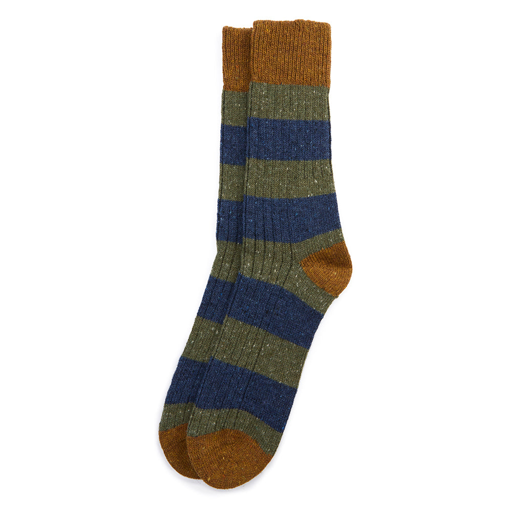 Barbour HOUGHTON Stripe Socks - Thyme