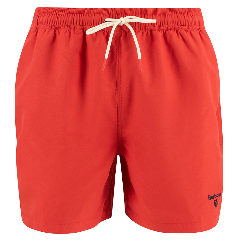 Barbour Staple Logo 5" Swim Shorts - Lava