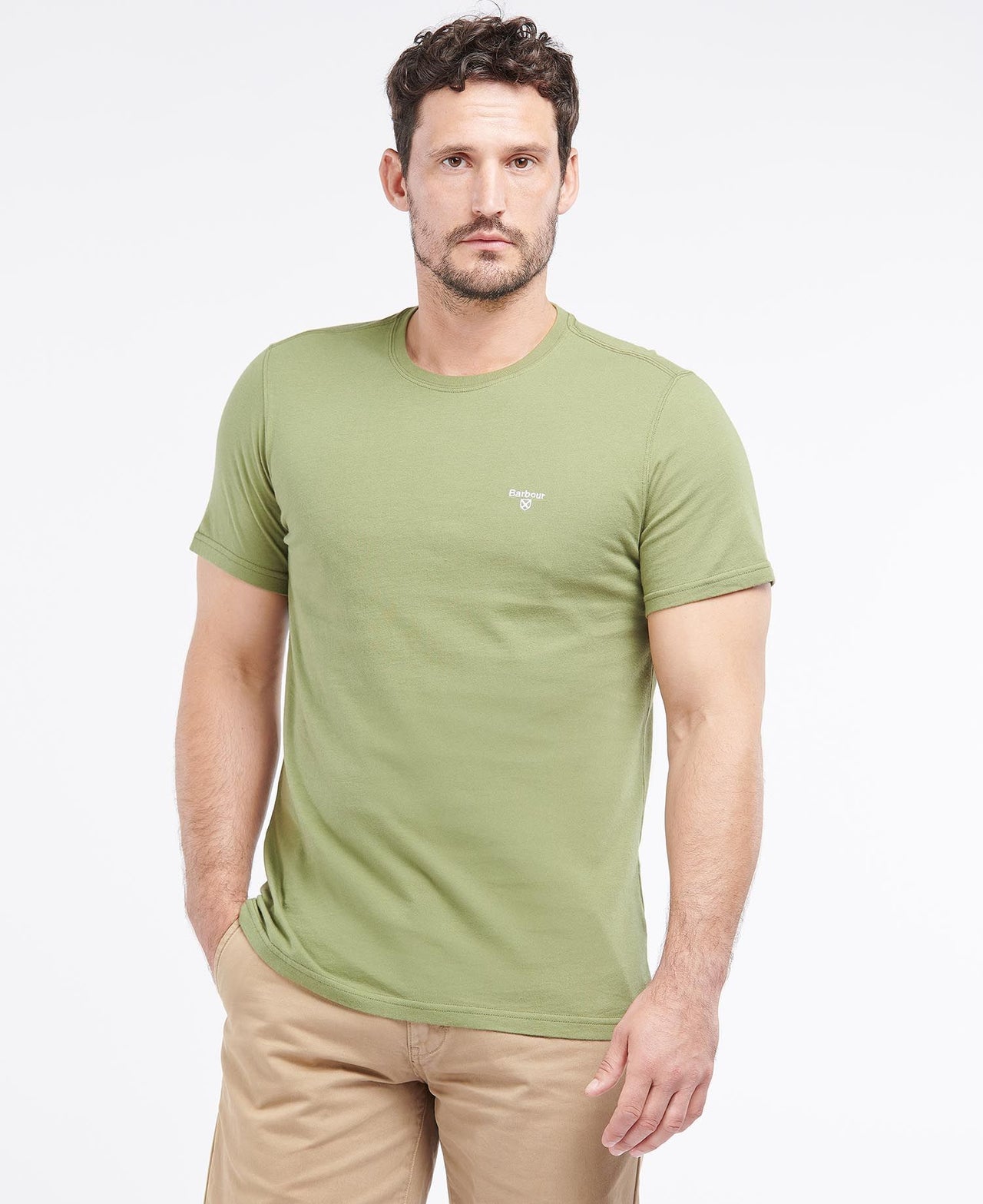 Barbour Essential Sports T-Shirt - Burnt Olive