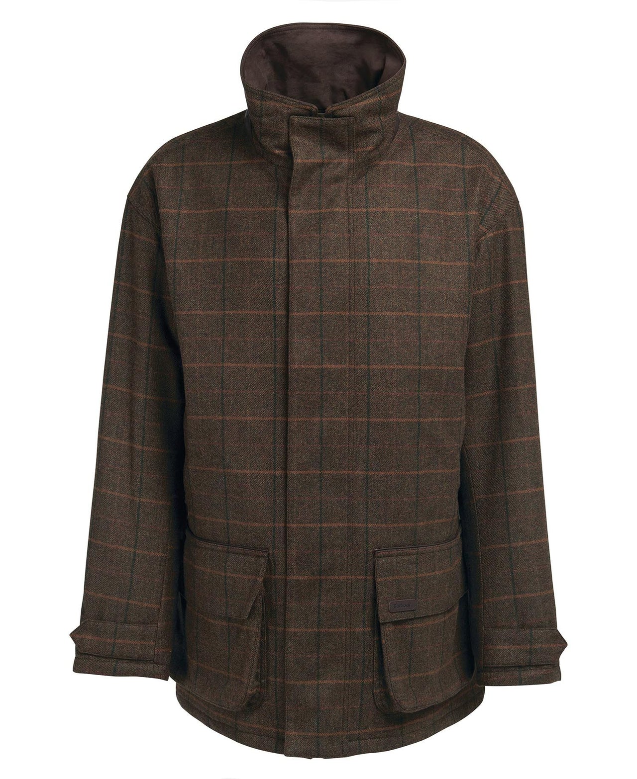 Barbour Beaconsfield Wool Jacket - Burnhill Brown Check