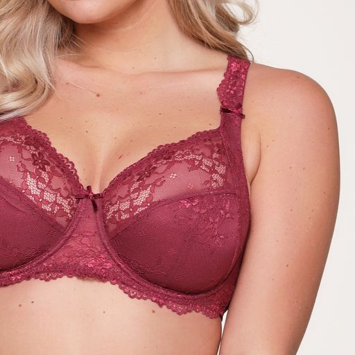 LingaDore Daily Full Coverage Lace Bra - Tawny Port