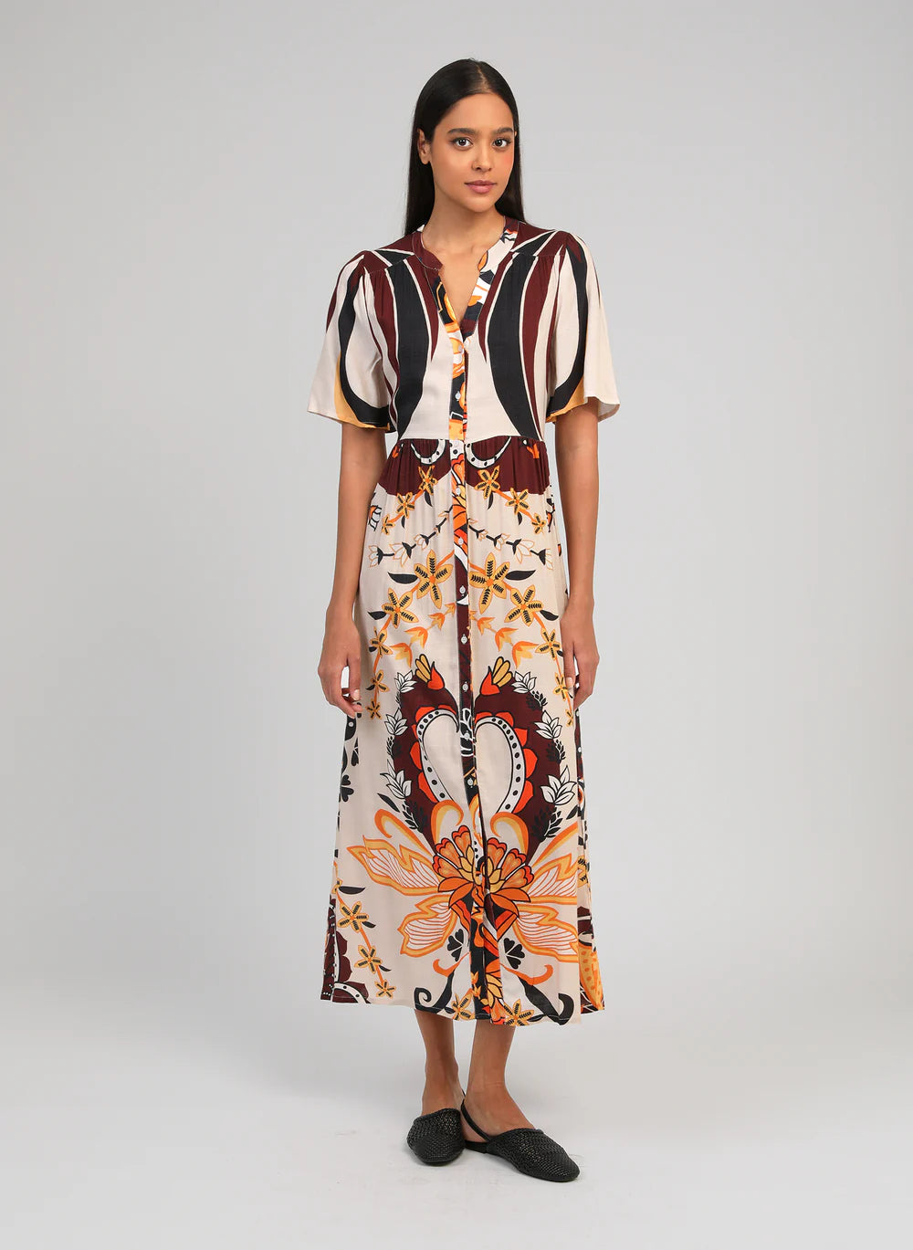 Ange Paris OBEMIA Ecru Dress