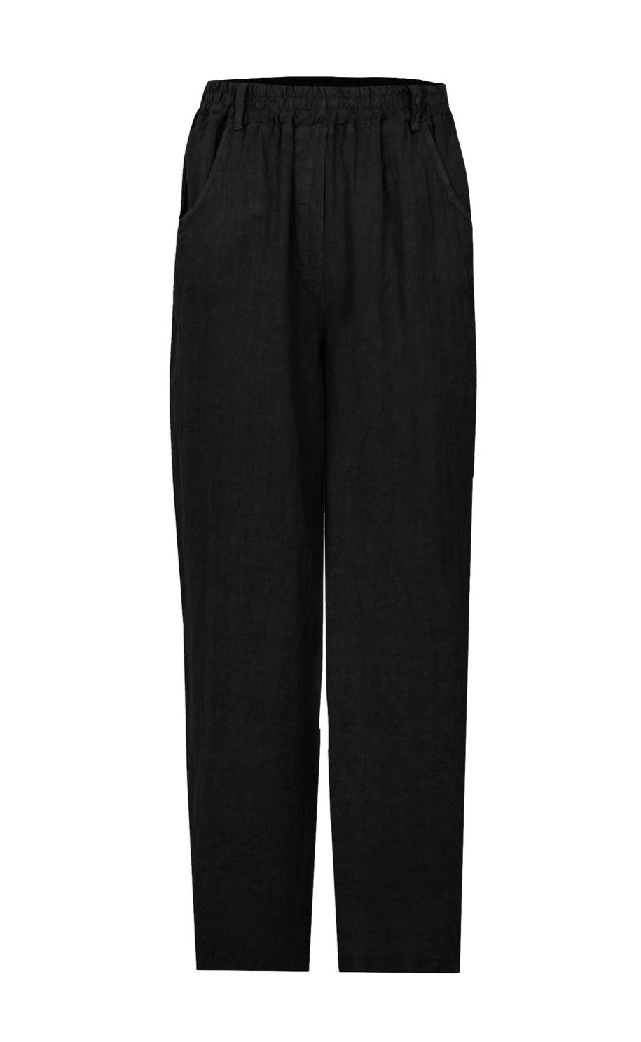 Amazing Woman Odie Black Linen Trousers