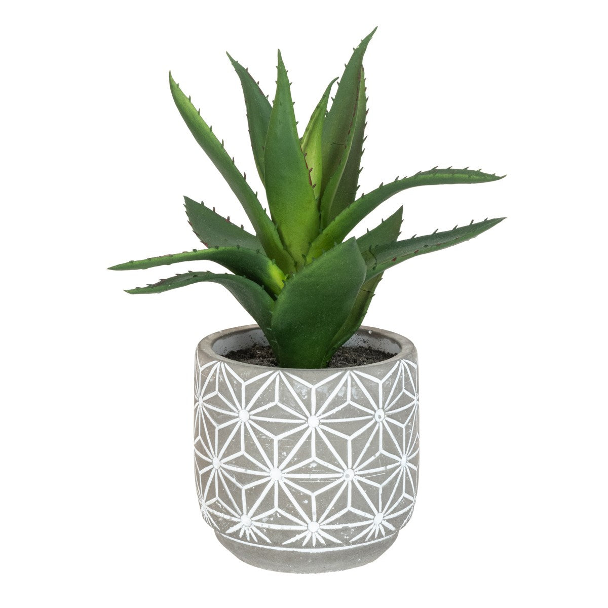 Floralsilk Tall Cactus in Geometric Pot