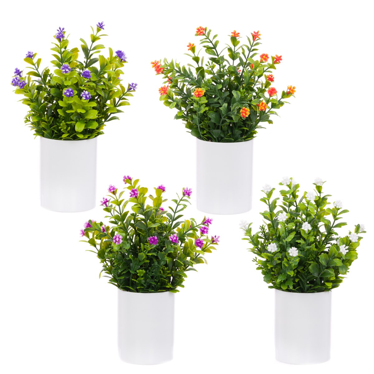 Floralsilk Flowering Potted Boxwood