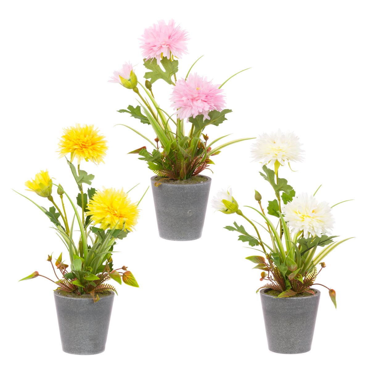 Floralsilk Potted Chrysanthemum