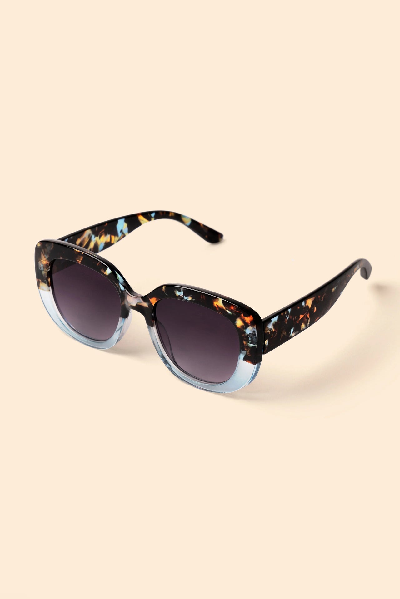 Powder Polina Sunglasses - Tortoiseshell/Aqua