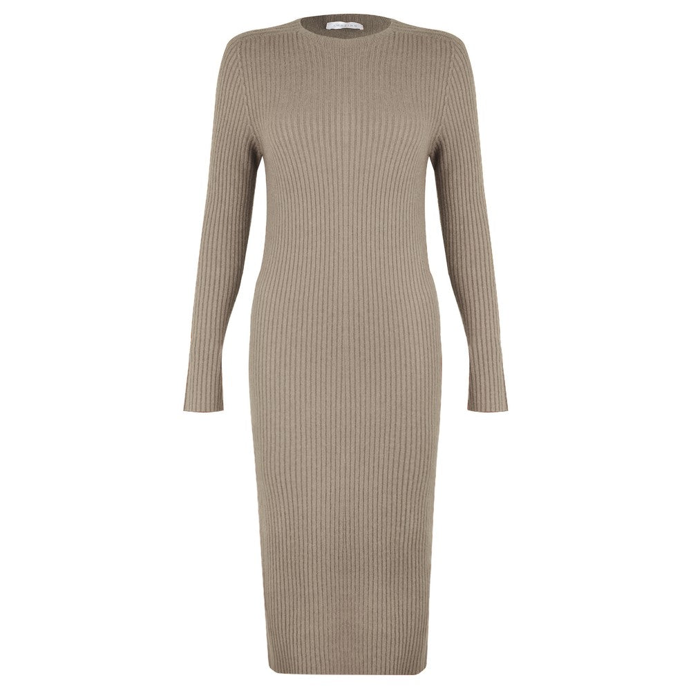 Amazing Woman PAOLA Fitted Ribbed Midi Dress