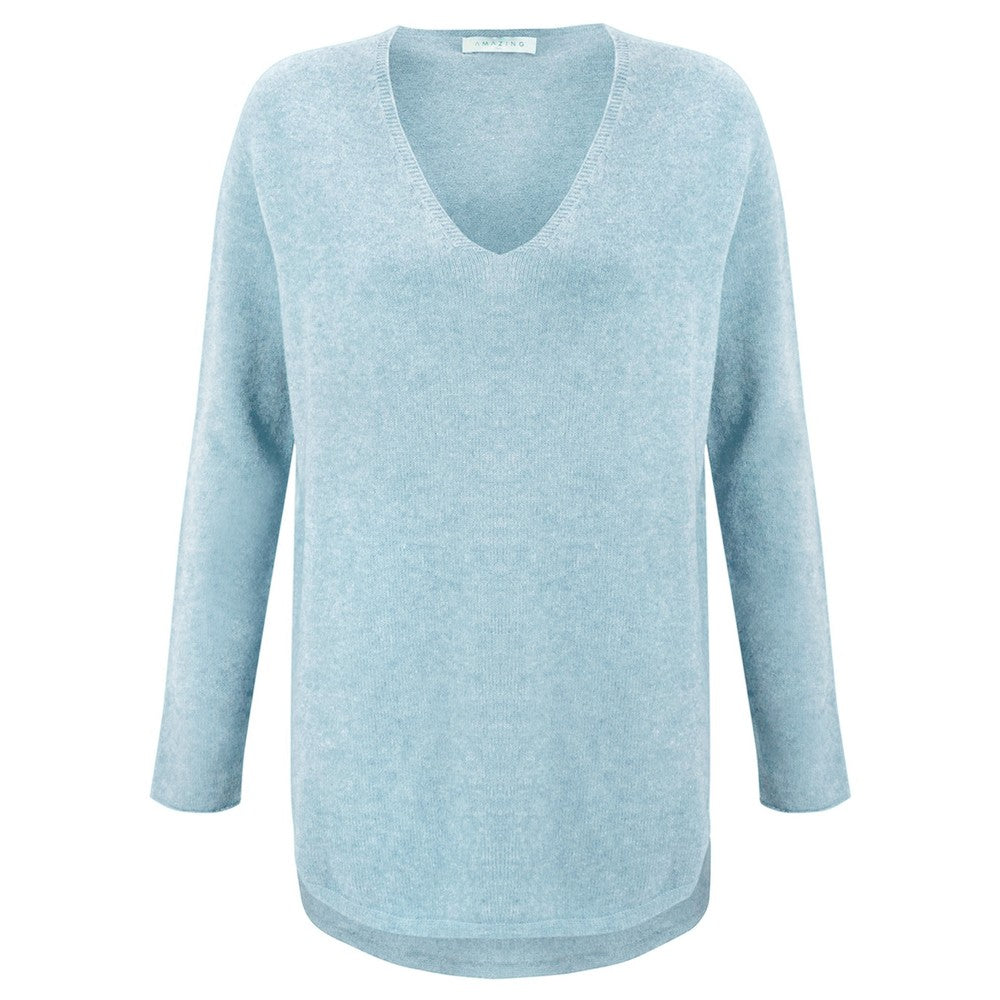 Amazing Woman Perrie Crystal Blue Jumper