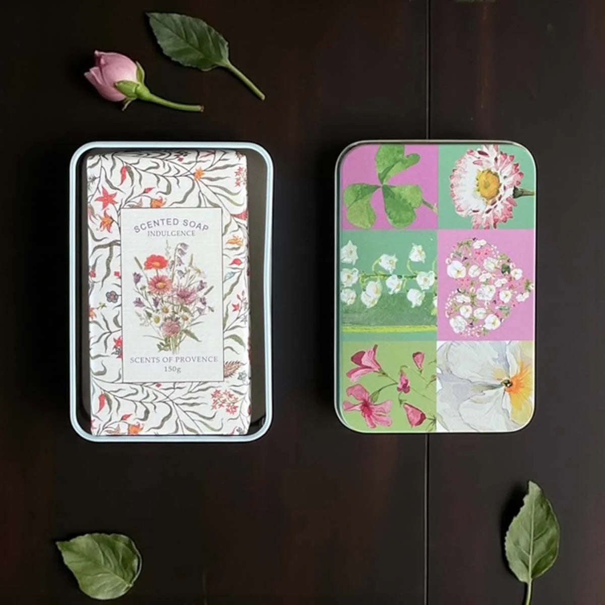 Biggie Best 6 Flowers Soap Tin