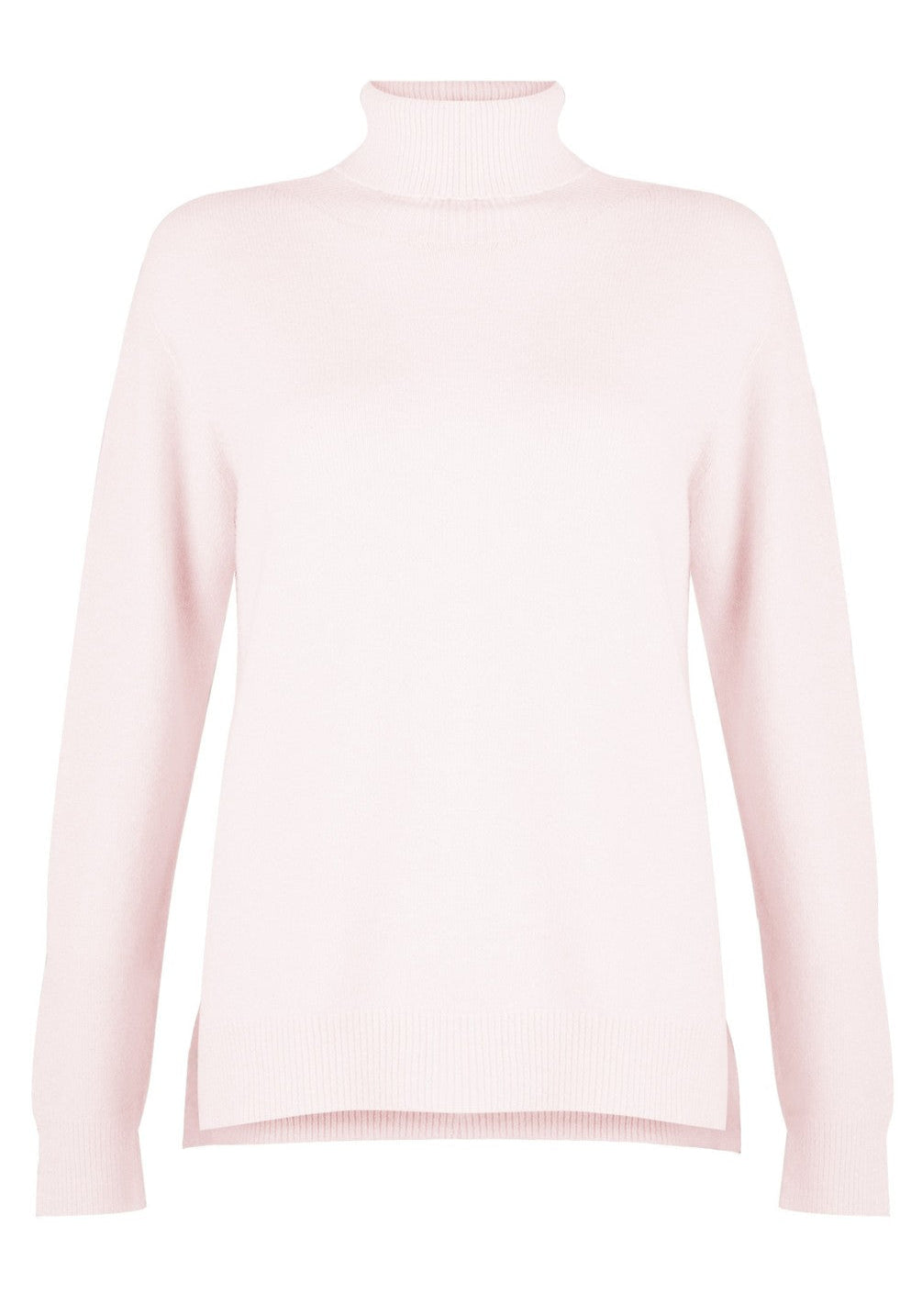 Amazing Woman Polo Knit Jumper - Soft Pink