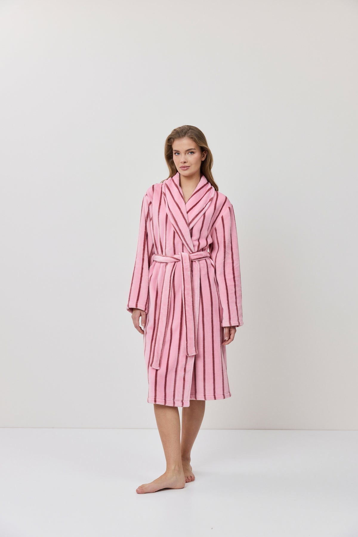 Aruelle Pink/ Brown Robe