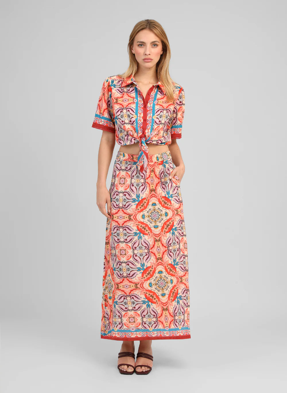 Ange Paris Coral RITHANA Skirt