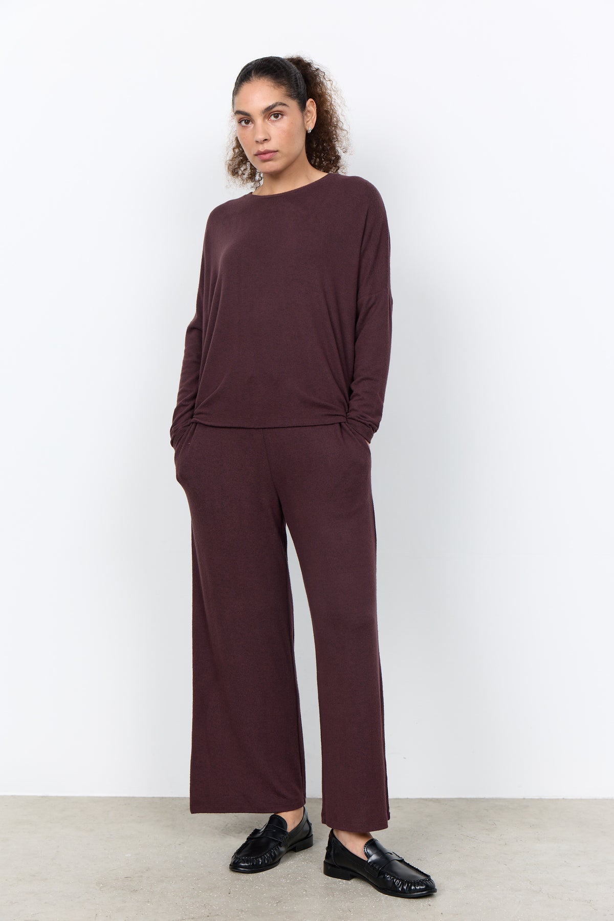 Soya Concept BIARA Blouse - Chocolate Plum
