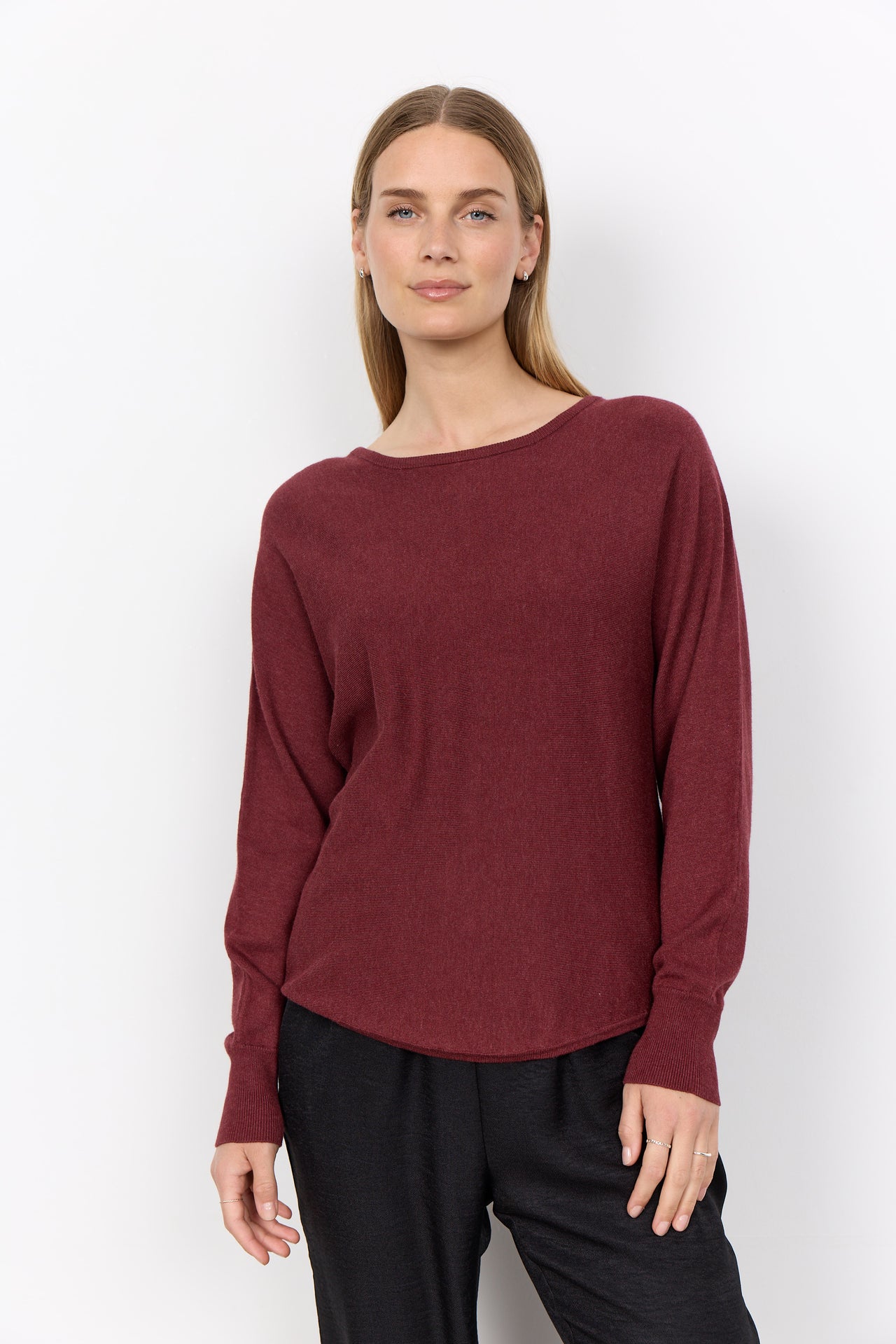 Soya Concept DOLLIE 620 Jumper - Oxblood Red Melange
