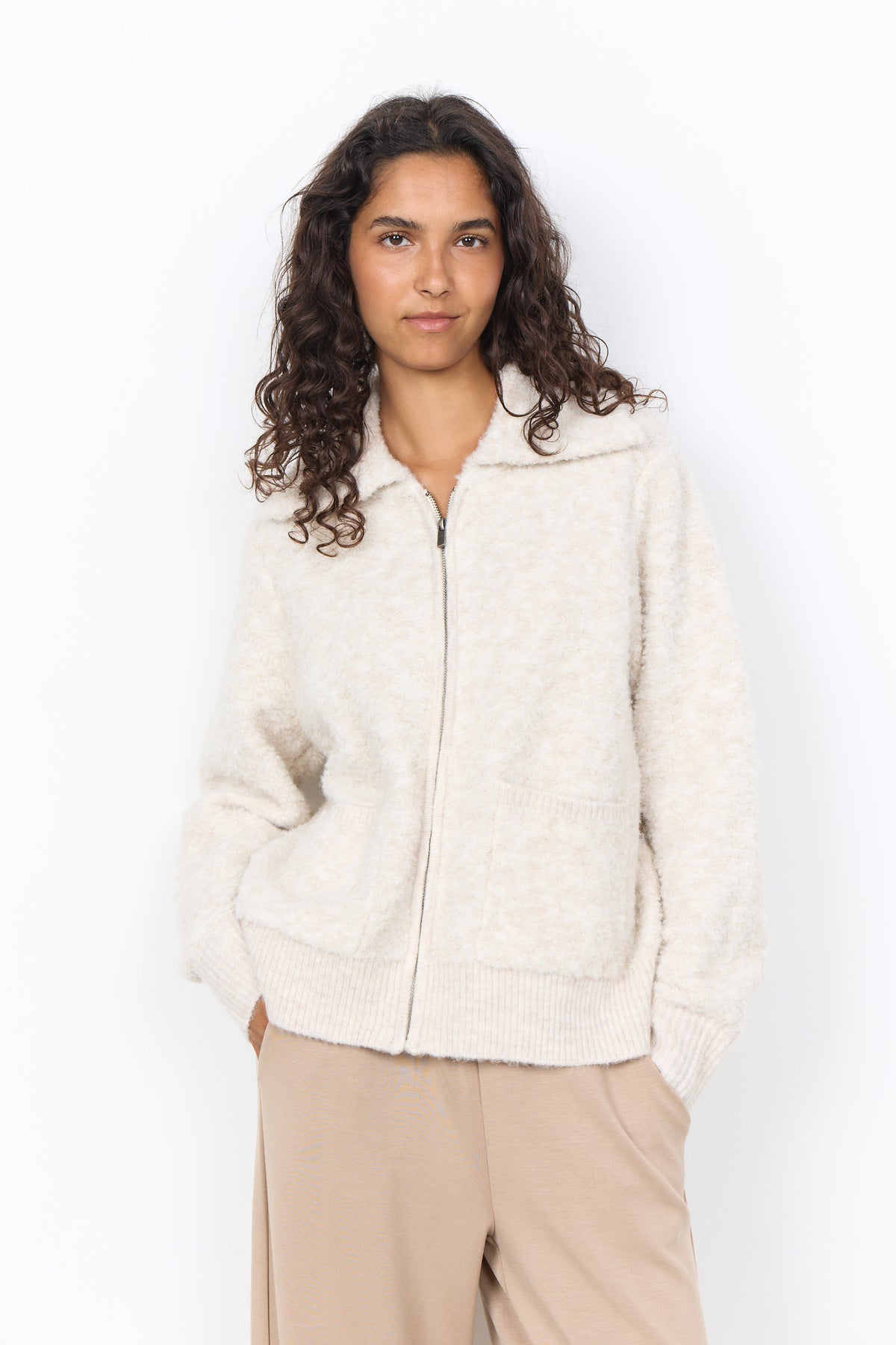 Soya Concept VENCHE Cardigan - Sand