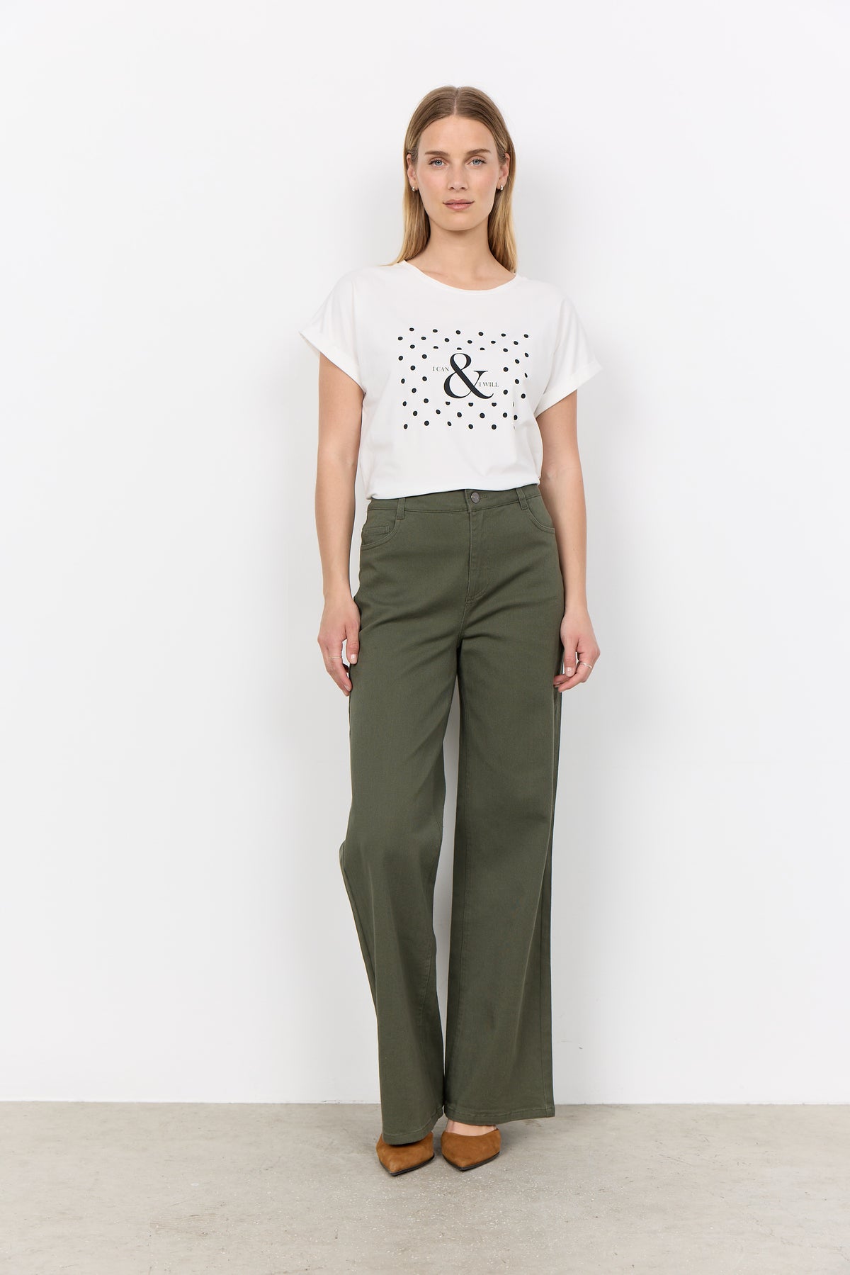 Soya Concept BESS Trousers - Grape Leaf