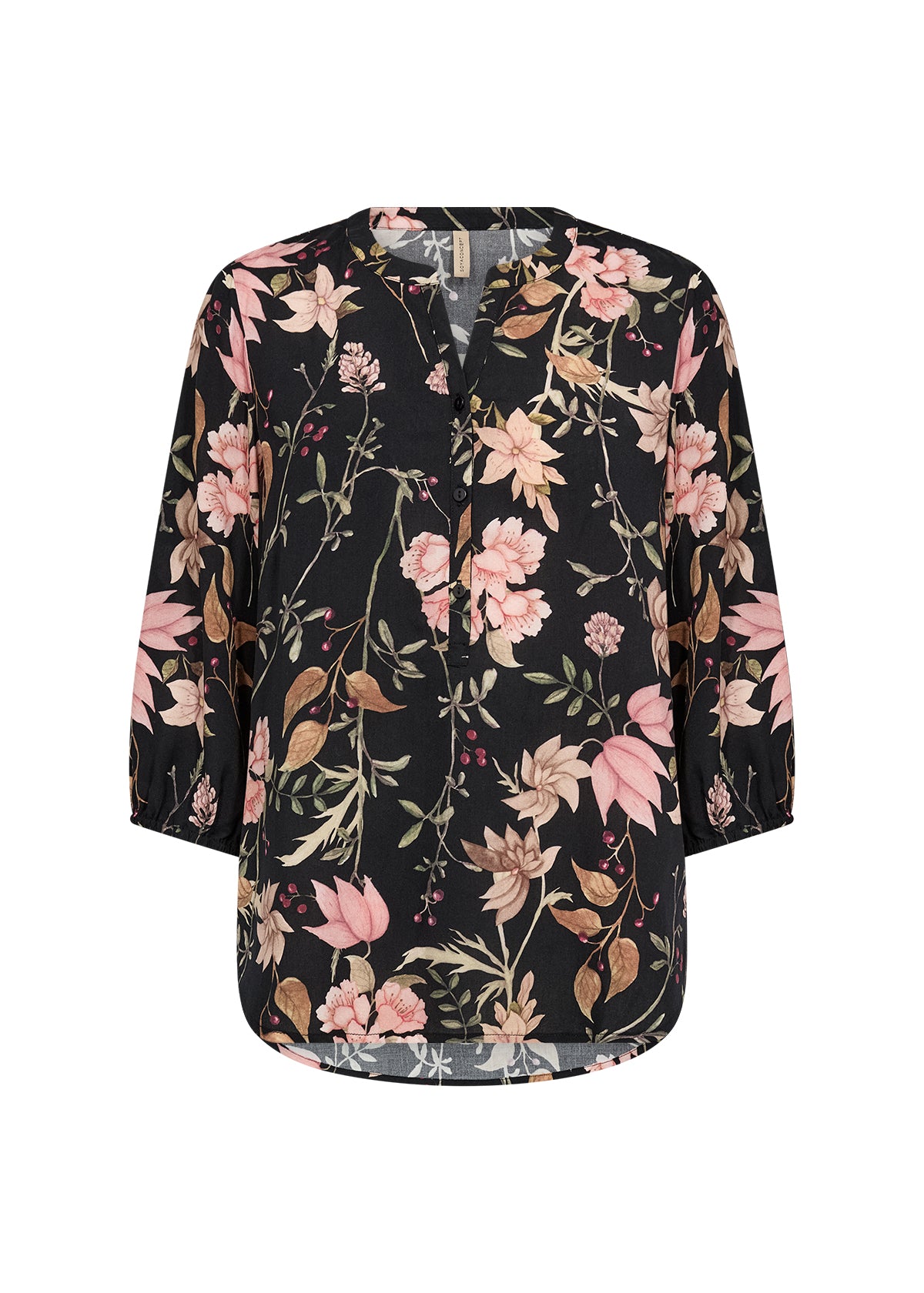 Soya Concept GRACE Blouse - Black Combi