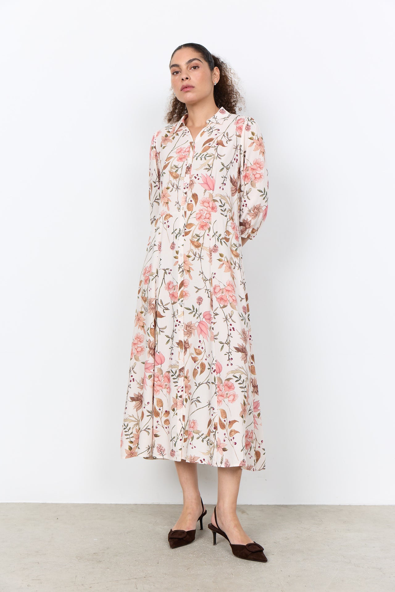 Soya Concept GRACE Dress - Cream Combi
