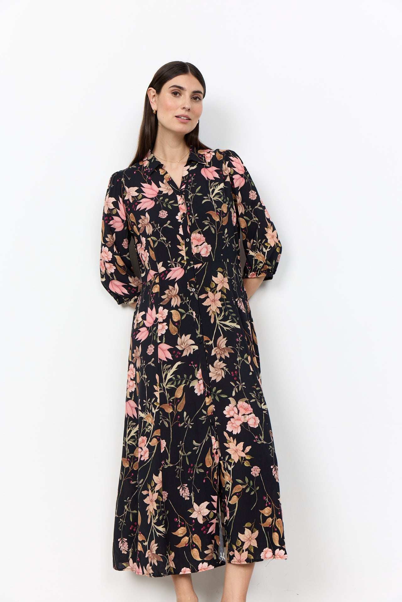 Soya Concept GRACE Dress - Black Combi