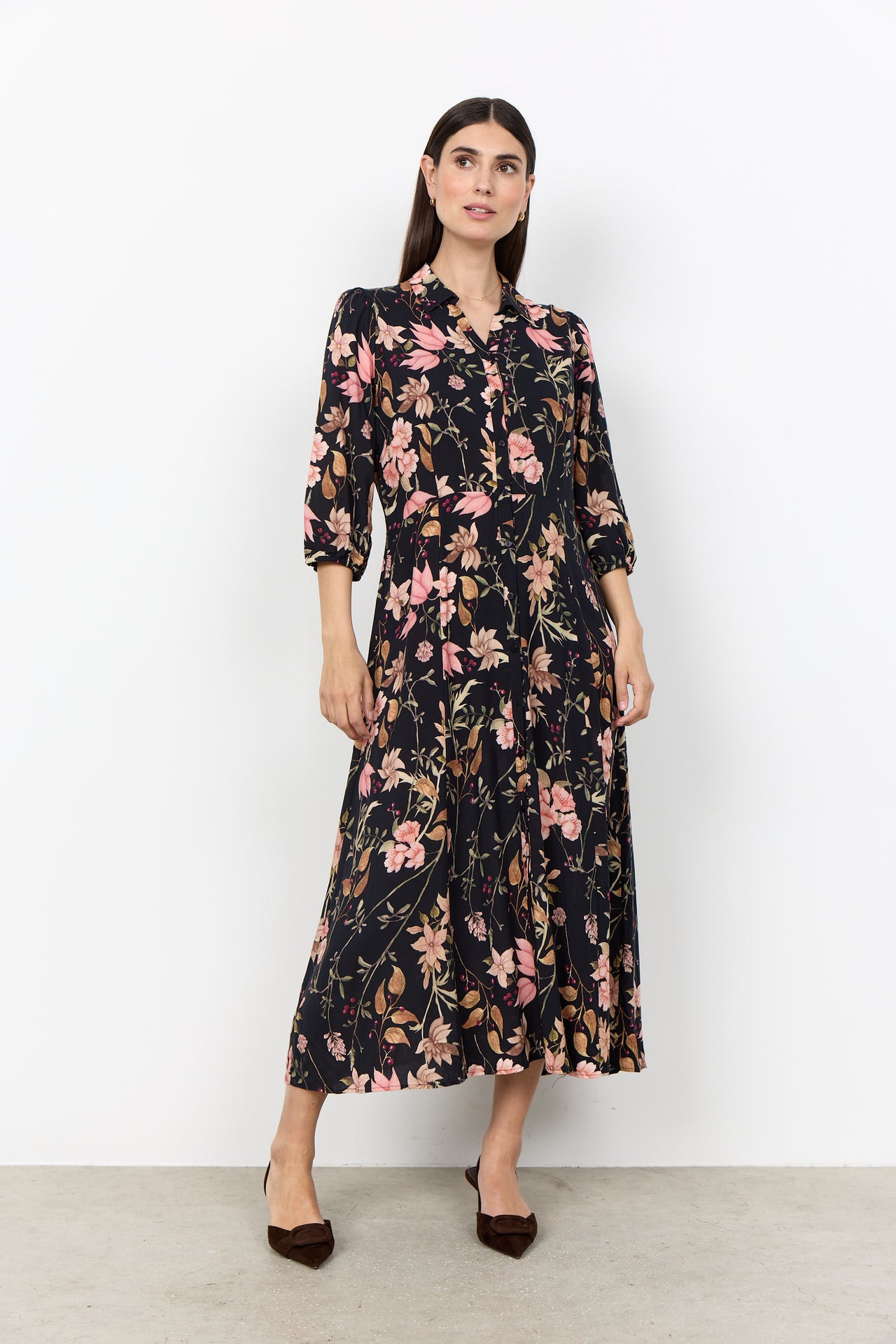 Soya Concept GRACE Dress - Black Combi