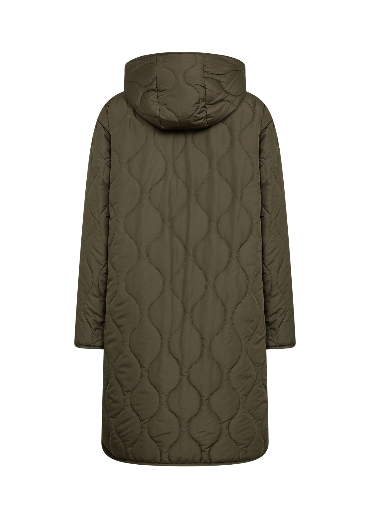Soya Concept GELA Long Jacket - Forest Night Combi