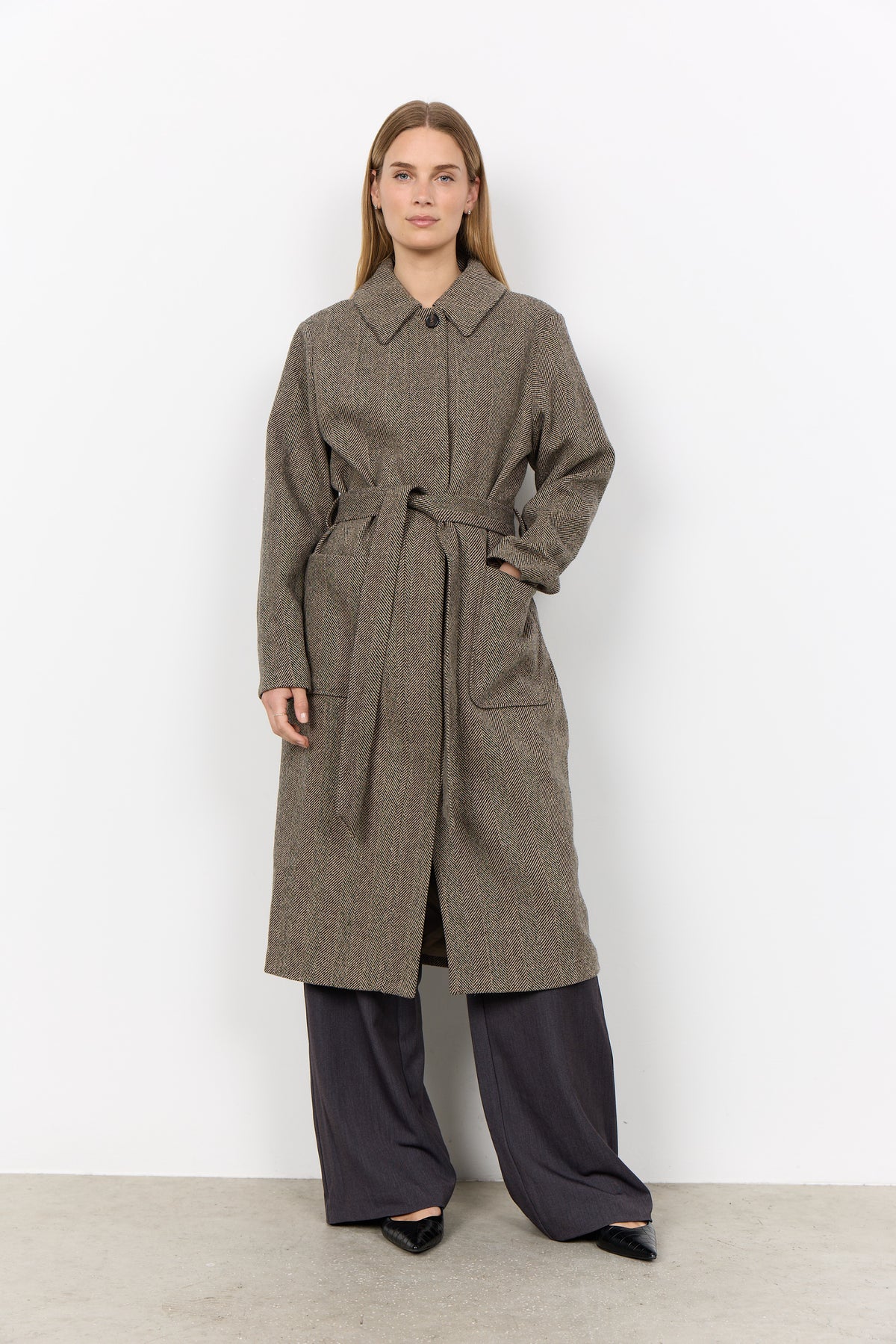Soya Concept HANNEMAI Tailored Jacket - Camel Combi