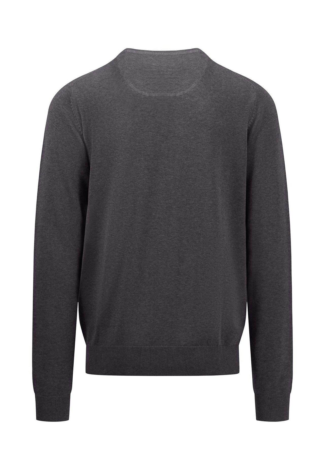 Fynch Casual O-Neck - Charcoal