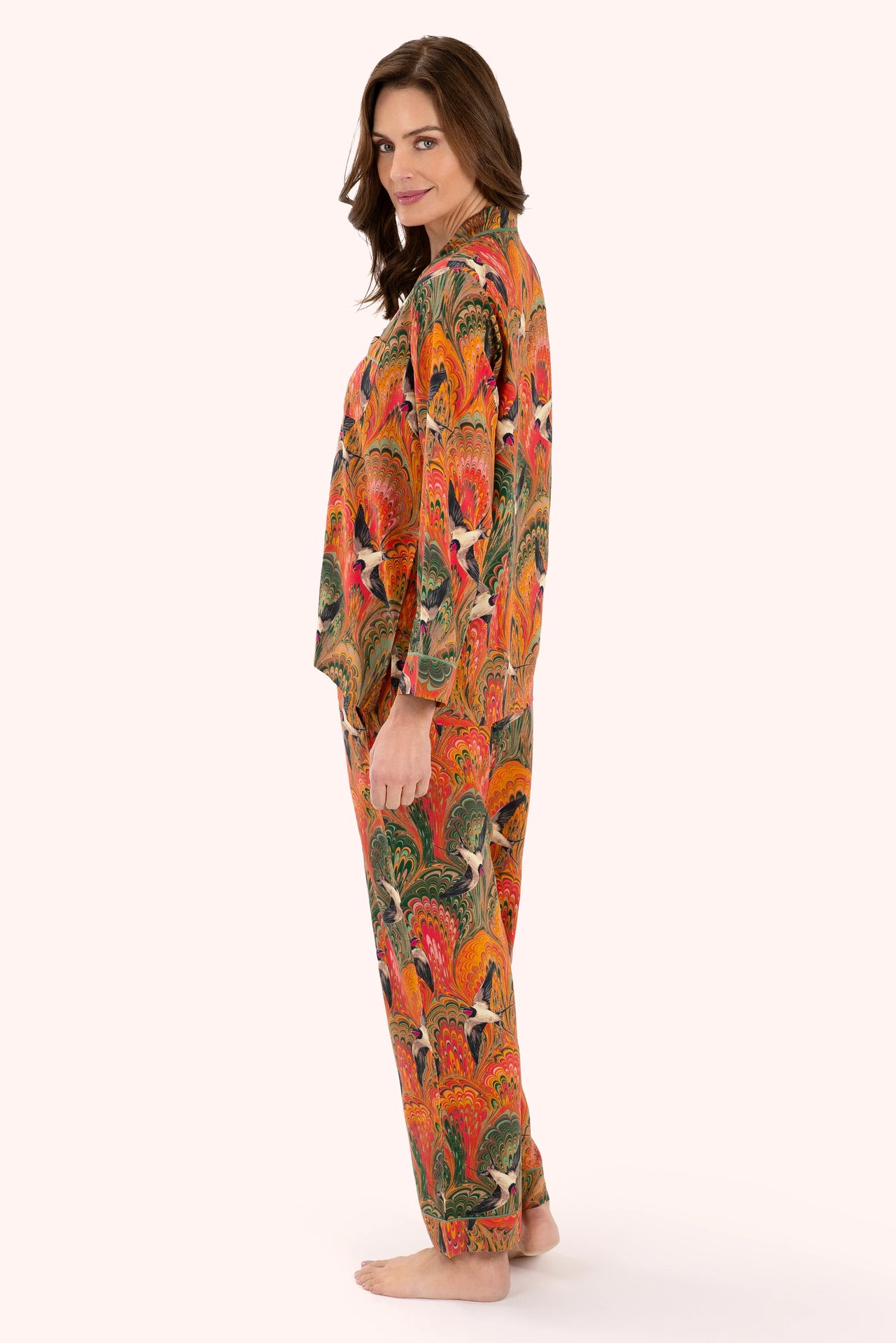 Powder Pyjamas - Marbled Swallows
