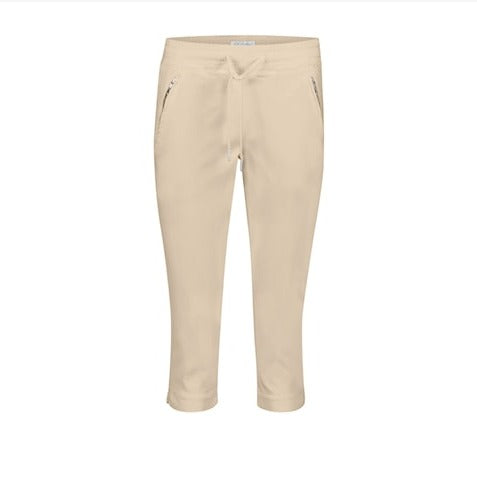 Red Button Tessy Capri Trousers - Sand