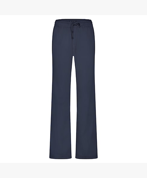 Red Button Colette Cotton Linen Trousers - Navy