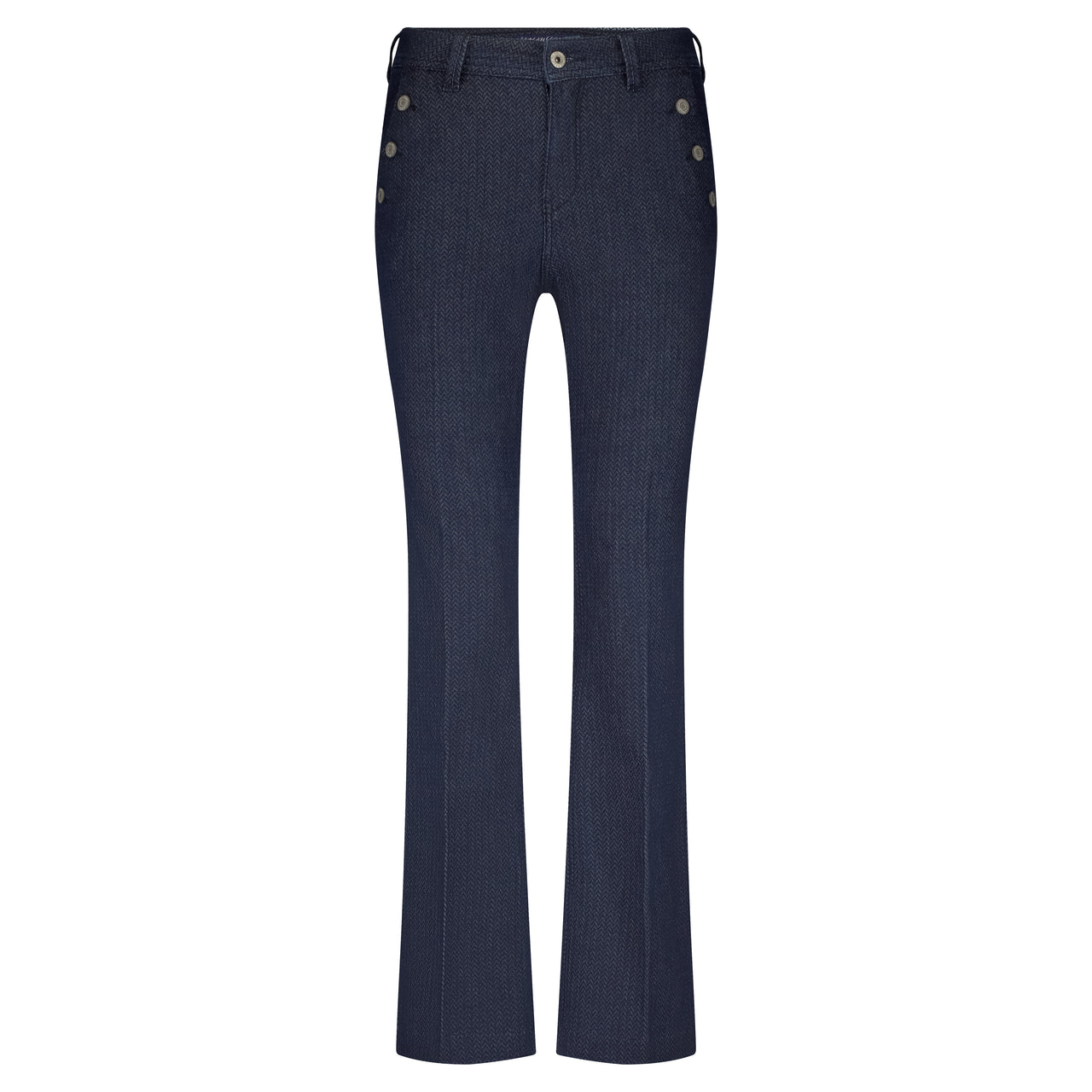 Red Button Bibette Denim Herringbone Jeans - Dark Blue