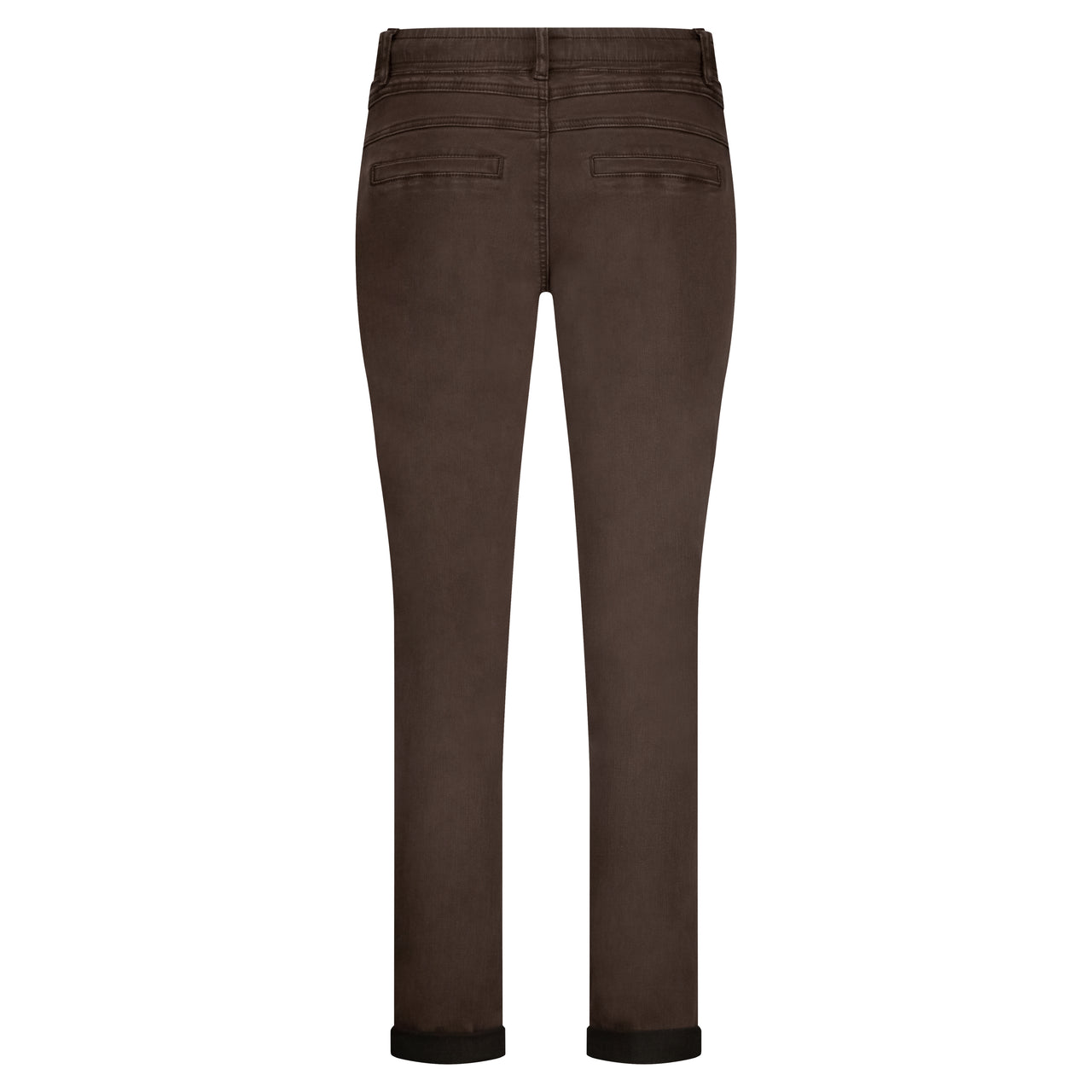 Red Button Tessy Slubtwill Trousers - Brown