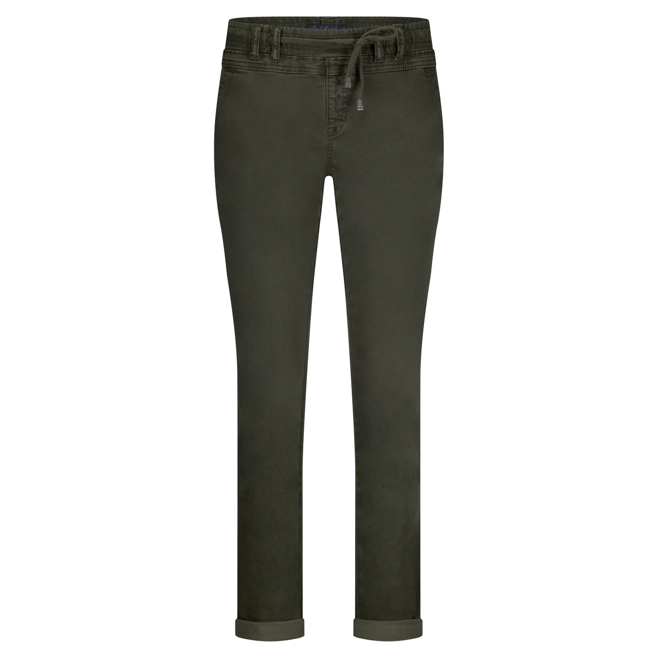 Red Button Tessy Slubtwill Trousers - Dark Green